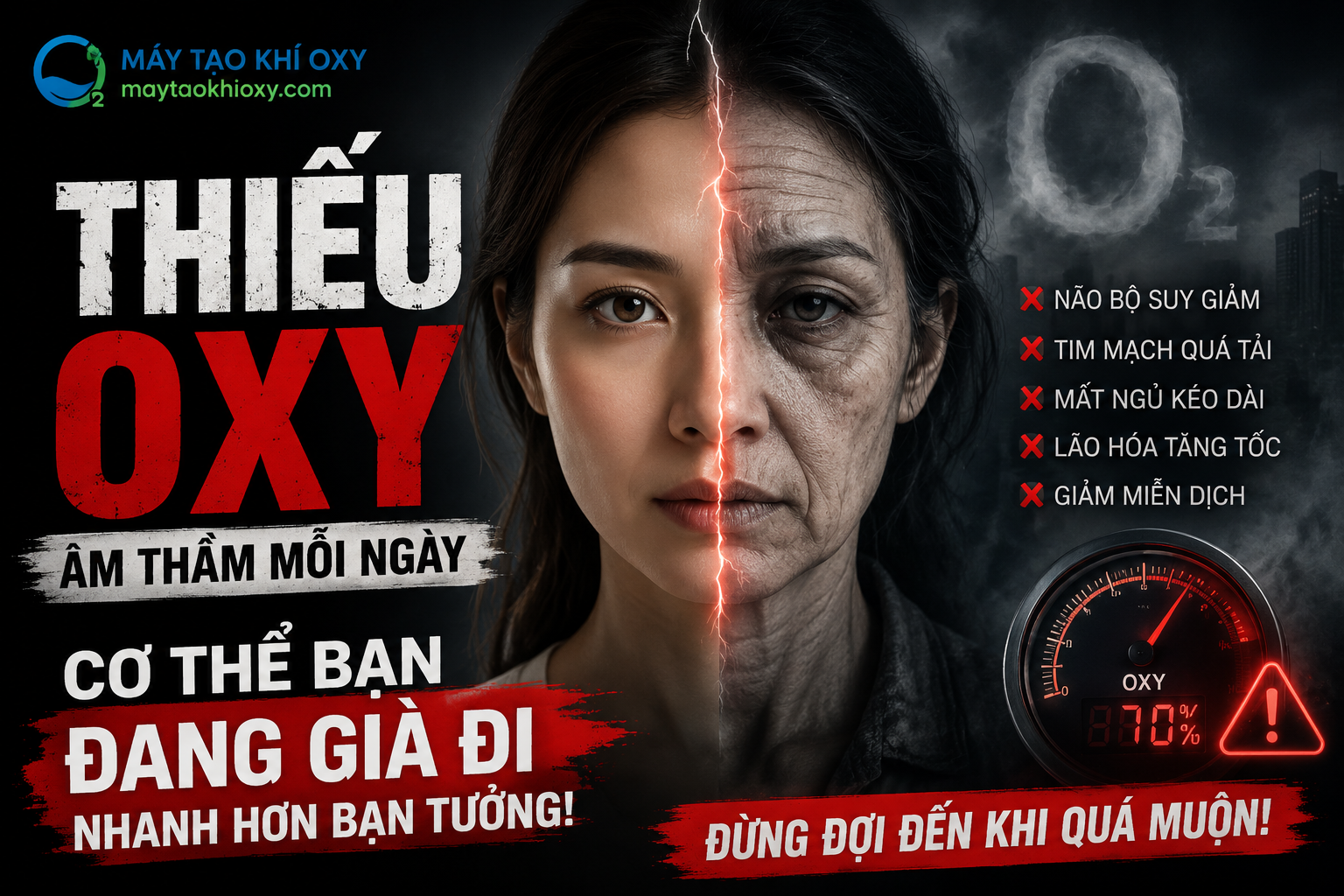 khi thiếu liệu pháp oxy